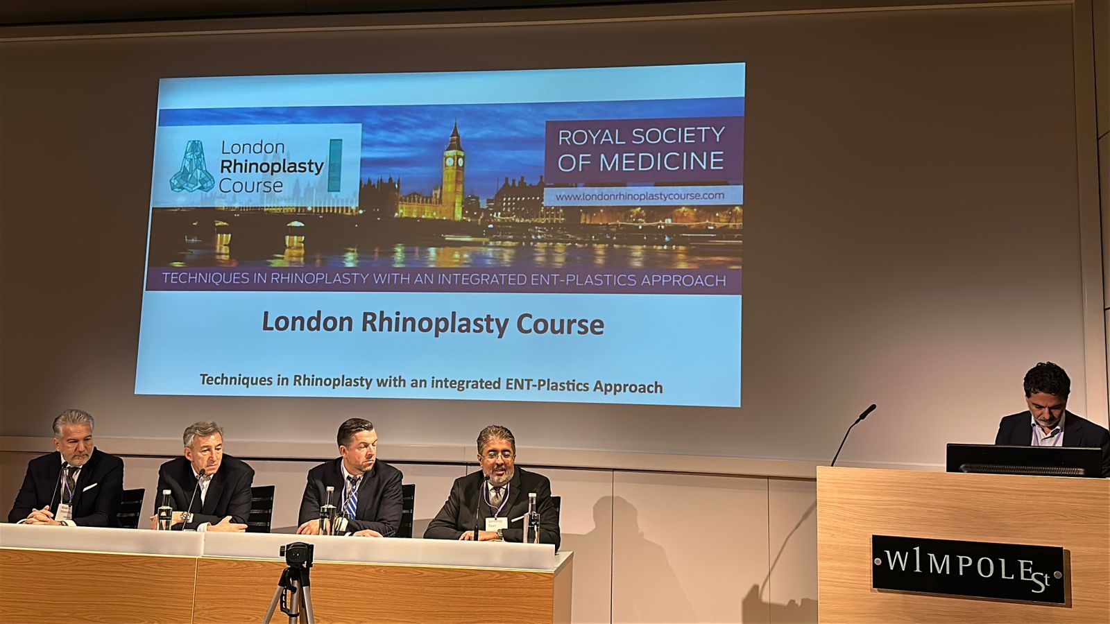 Mr Paun on panel at London Rhinoplasty Course, Royal Society of Medicine