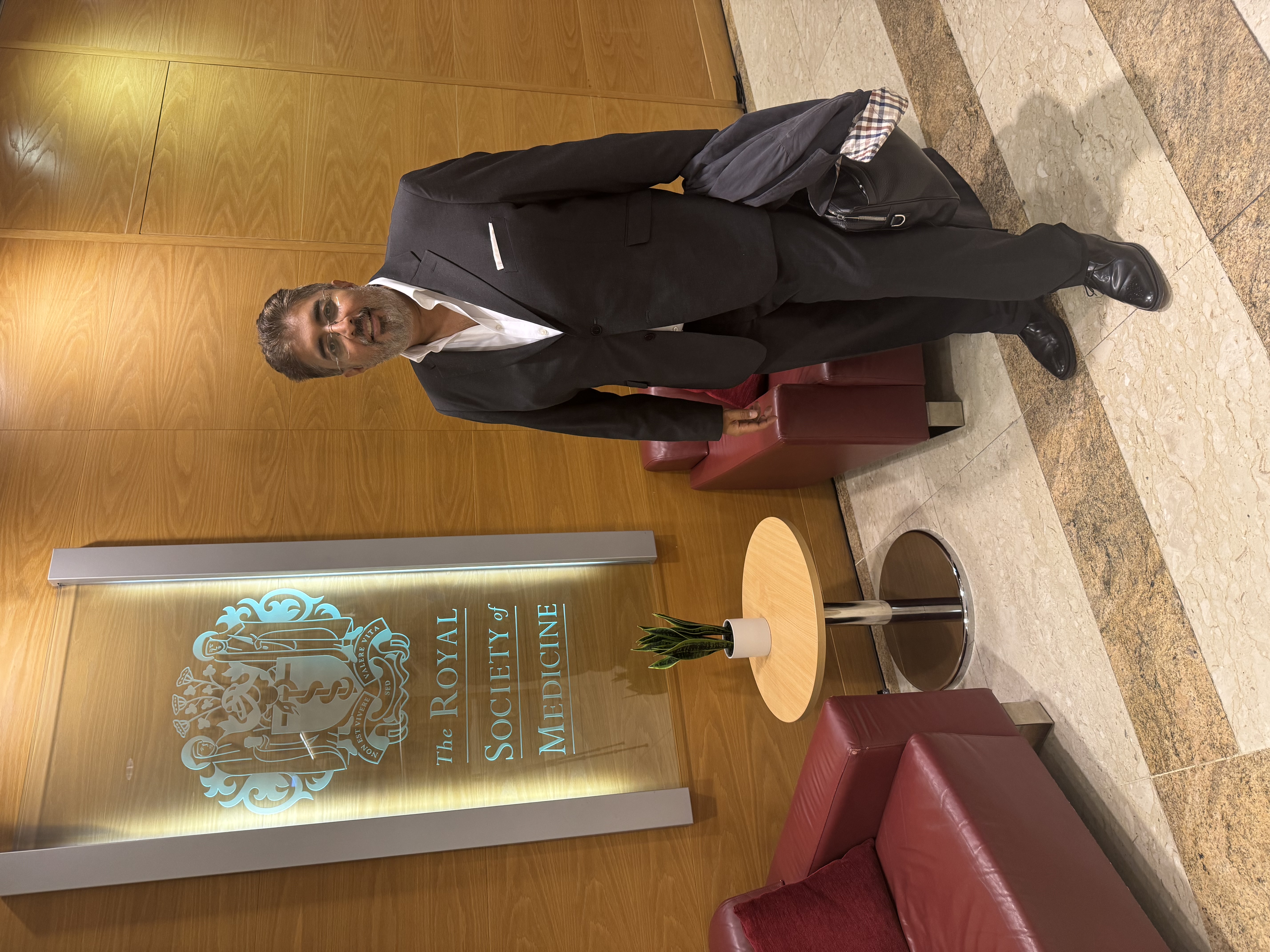 Mr Paun at the Royal Society of Medicine